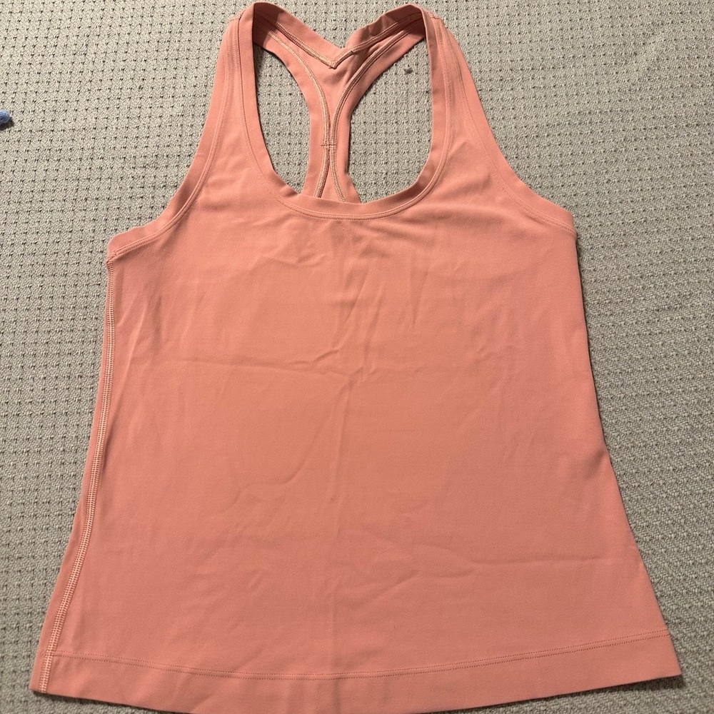 Lulu lemon rub racetrack tank in pink